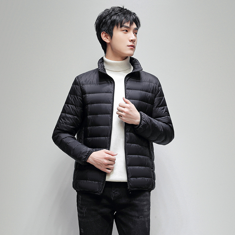 대외 무역 화이트 덕 다운 재킷 남자 가을 겨울 짧은 경량 스포츠 레저 청소년 새로운 대외 무역 따뜻한 재킷