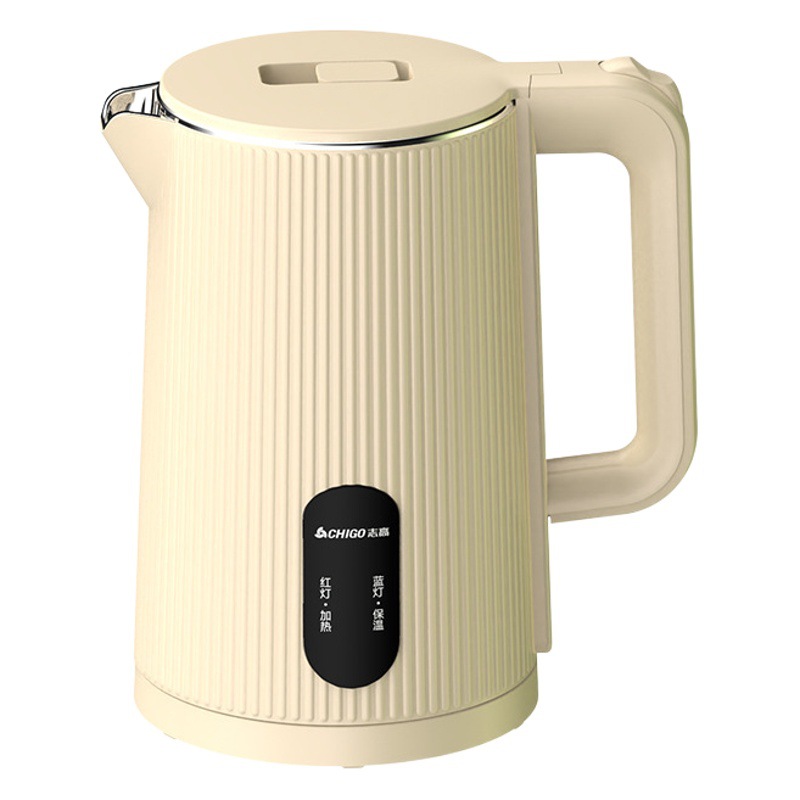 Zhigao hogar Hervidor eléctrico hervidor aislamiento de apagado automático de acero inoxidable hervidor de agua de gran capacidad al por mayor