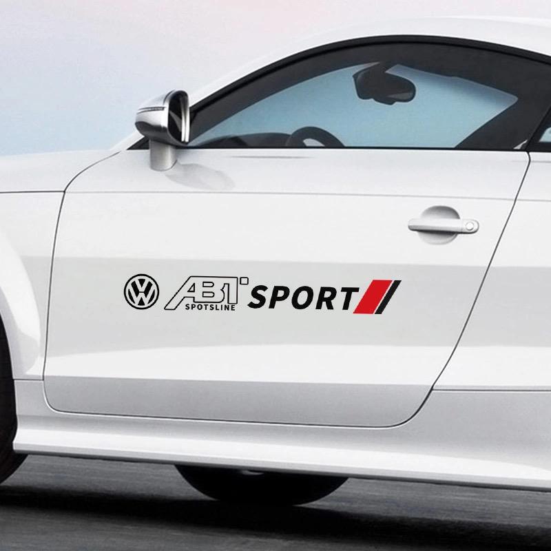 Car Body Decals on Both Sides, Decorative Stickers on Car Doors, Personalized Sporty Car Stickers, Modified Scratch Blocking Car Stickers