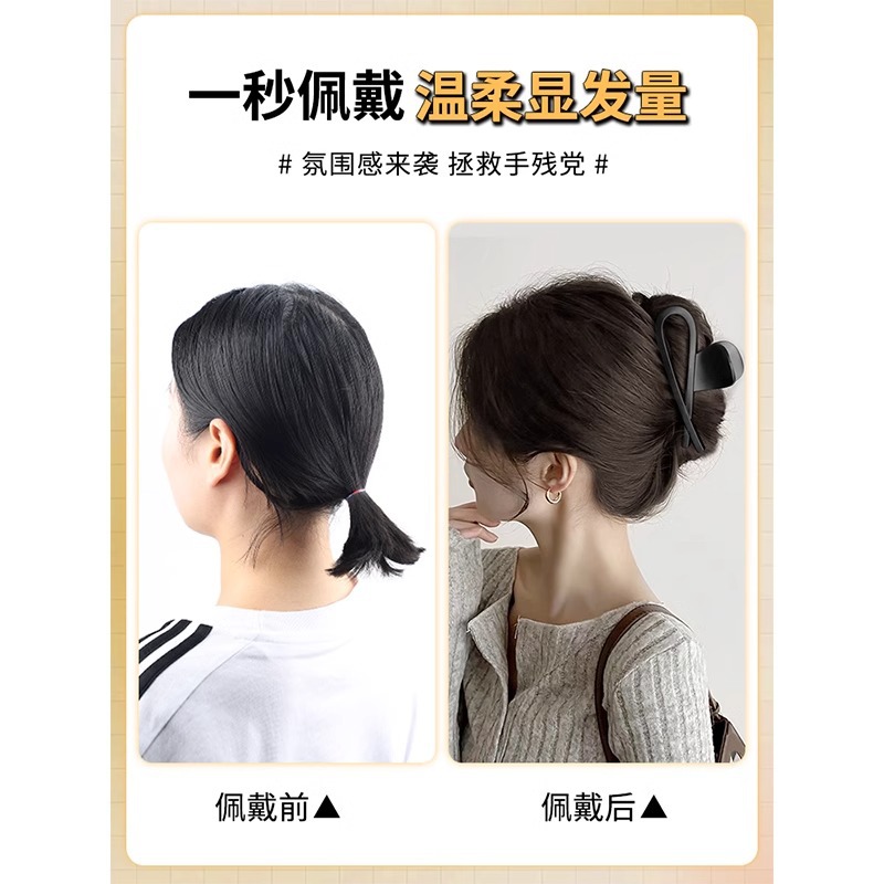 Pelucca de cabeza de bola, pelucca de mujer, pelucca de cabeza de bola, pelucina de simulación, pelucina hollow coreana, pelucina hollow, bolsas de pelo de bola