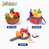 Family realistic toy, fruit kitchen, 0-1 years, training, early education