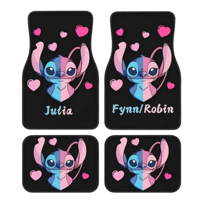 Mats, Stain-Resistant, Water-Absorbent and Non-Slip Four-Piece | Universal Foot Pad - s31