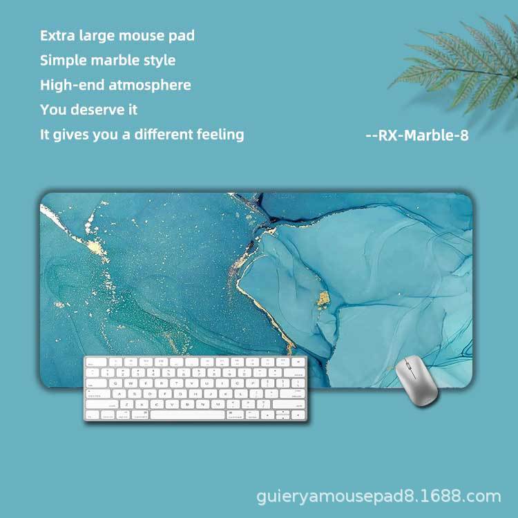 Alfombrilla de ratón con diseño de mármol estilo nórdico, antideslizante, ideal para oficina o escritorio
