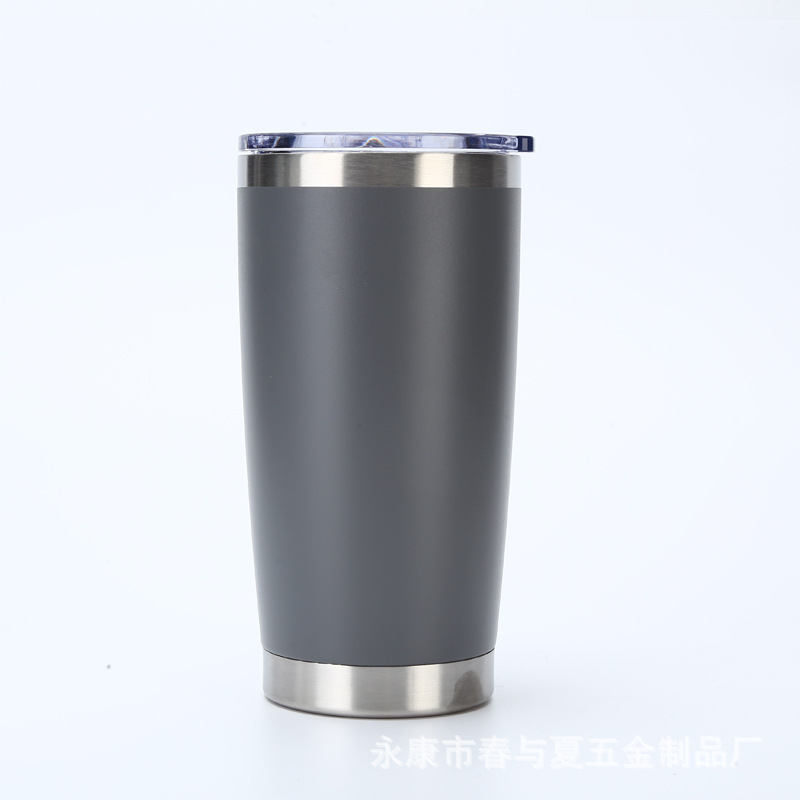 Amazon se especializa en vasos para automóvil de 20 oz, acero inoxidable 304 con aislamiento de doble capa para retención de calor y frío, práctico vaso para hielo con soporte para automóvil, ideal para regalo.