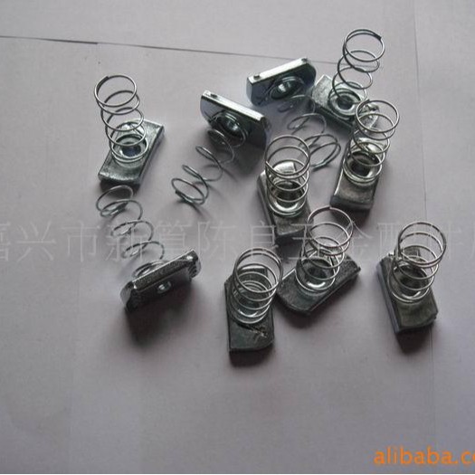 厂家供应弹簧螺母抗震支架配件M6-M16