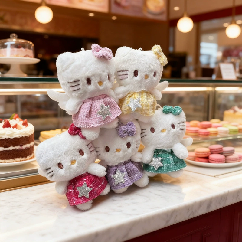 Hello Kitty, бархатный брелок, брендовый кулон, юбка, плюш, подарок на день рождения