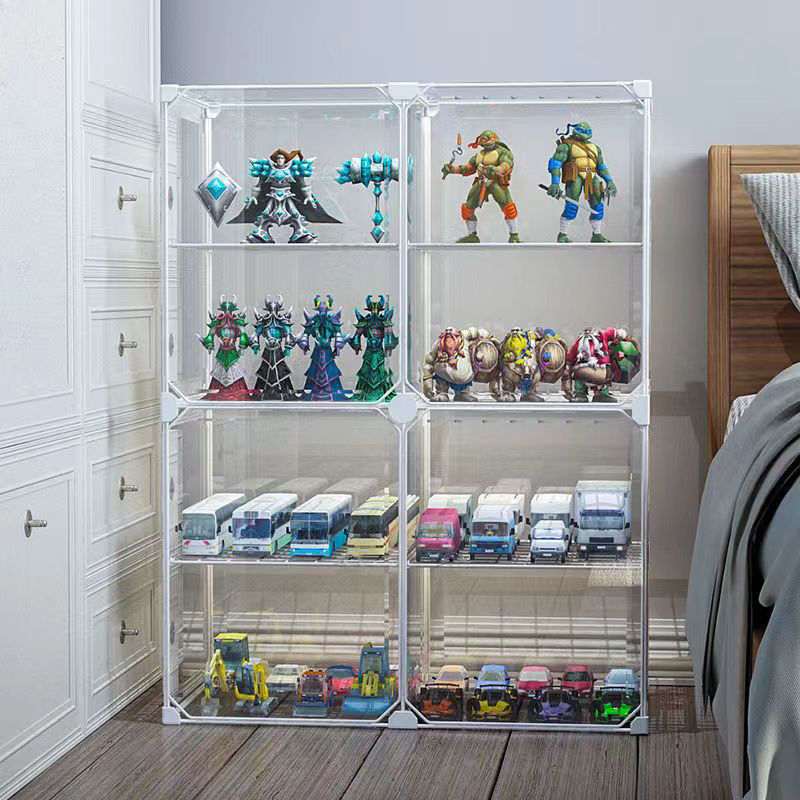 Garage Kit Display cabinet Model storage box household Toys Showcase transparent Display rack Showcase