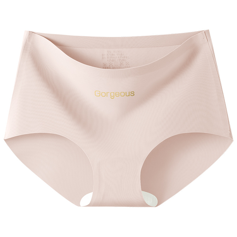Seda de morera entrepierna alargada entrepierna antibacteriana sin costuras hilo de hielo ejercicio de yoga sin costuras niñas calzoncillos de mujer sin costuras sin caderas