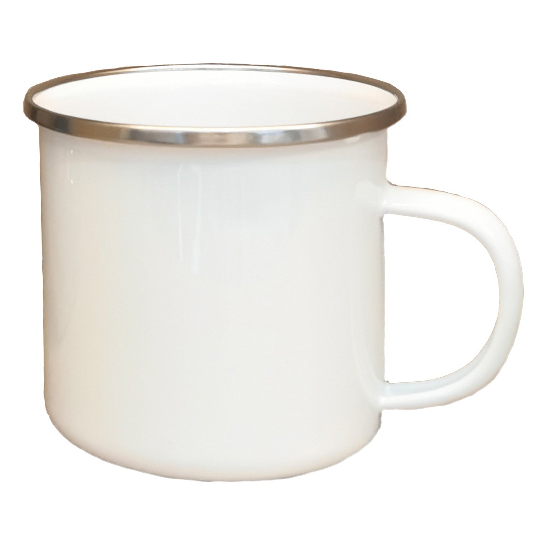 Taza de impresión de transferencia térmica taza al por mayor taza recubierta taza blanca taza de imagen DIY taza de cambio de color al por mayor taza de esmalte vintage