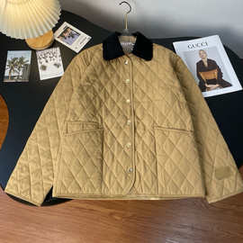 秋冬新款翻领口袋棉服女装厚款外套2026