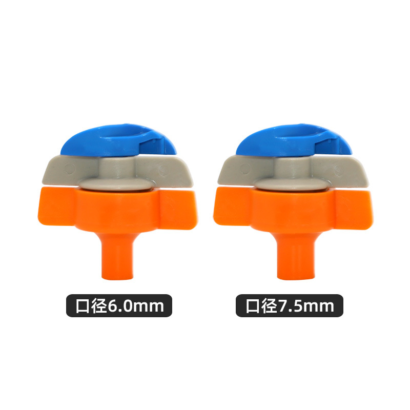 Jardín de lluvia Binnett azul pulverizador de pulverización invertido, pulverizador giratorio, precio unitario sin impuestos