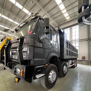Howo 8X4 Gücləndirilmiş Buferli Weichai Mühərrikli Ağır Özüboşaldan Yük Maşını