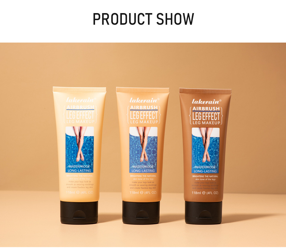 Cross-border lakerain LEG MAKEUP, golden-brown skin tone, leg highlights, leg makeup undefined