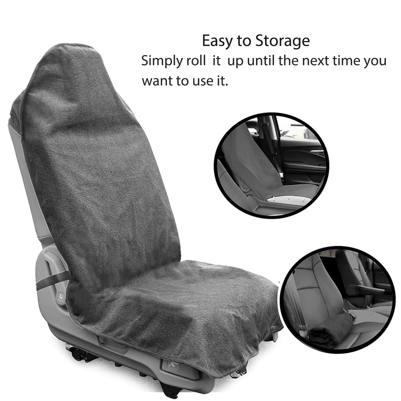 Customized Car Towel Cushion Car Seat Elastic Breathable Protective Cover Four-Season Universal Waterproof Anti-Slip Seat Cover