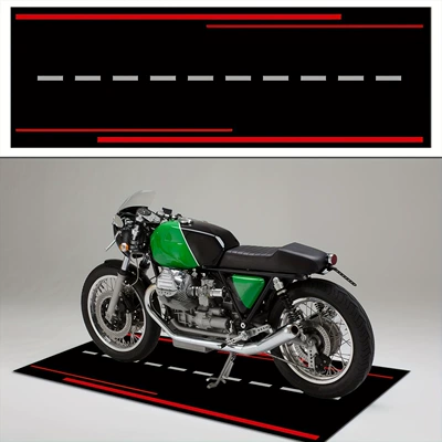 Avtomobil döşəmə paspasları — Protection Pad in stock - 0325-motorcycle-floor-mat-7-40120cm-skin-friendly-crystal-velvet