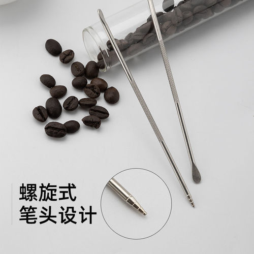 Cross-border 304 stainless steel latte art coffee carving stick fancy coffee utensil hook pattern baking milk foam latte art needle