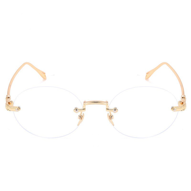 2022 nuevas gafas de lectura al por mayor de moda de mediana edad y ancianos gafas de lectura mujeres sin marco corte frontera azul luz gafas de lectura