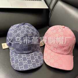 高端货金典款小标提花字母棒球帽男女欧美跨境时尚百搭鸭舌帽遮阳