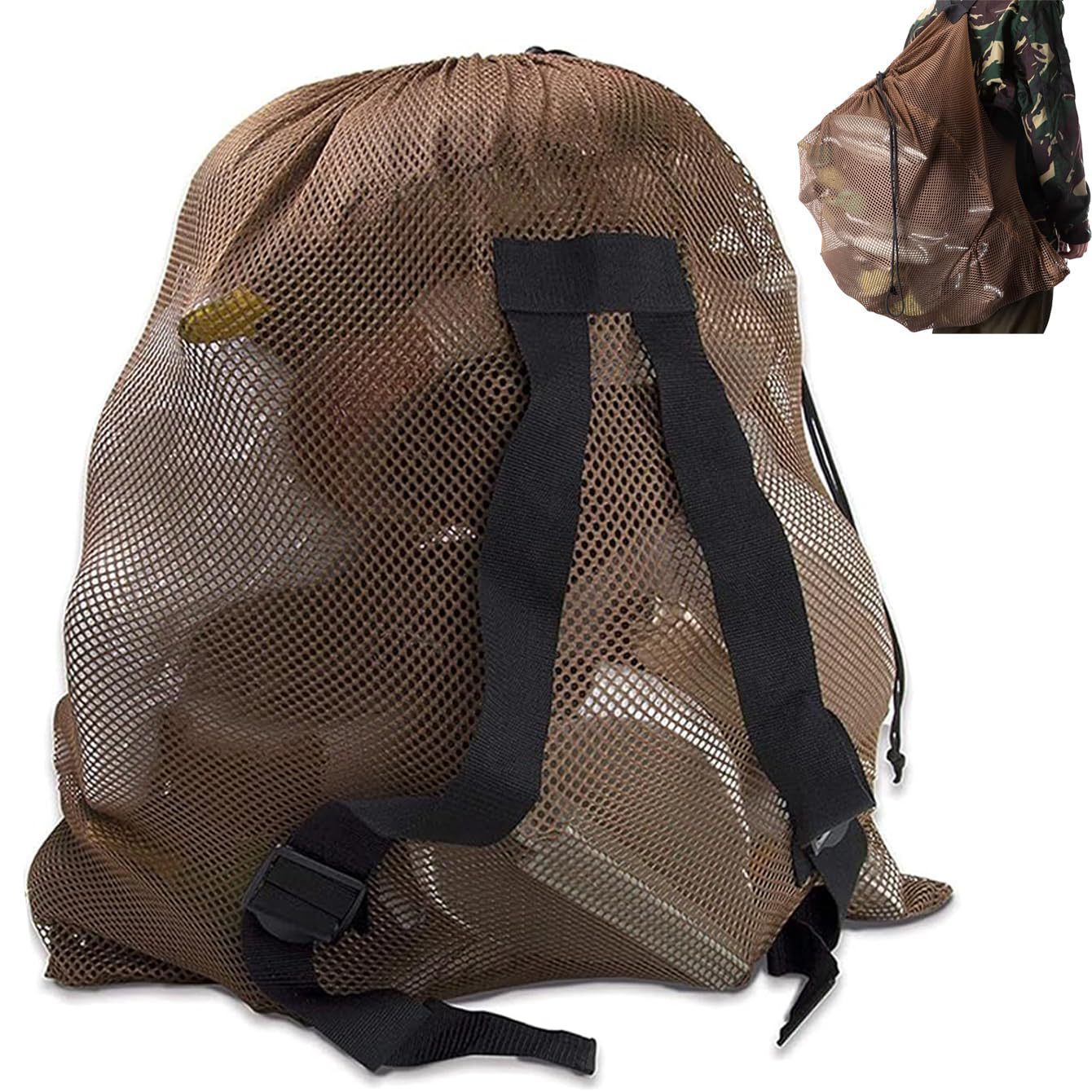 Amazon bait bag hunting bag mesh duck goose turkey waterfowl hunting large capacity quick-drying easy to clean
