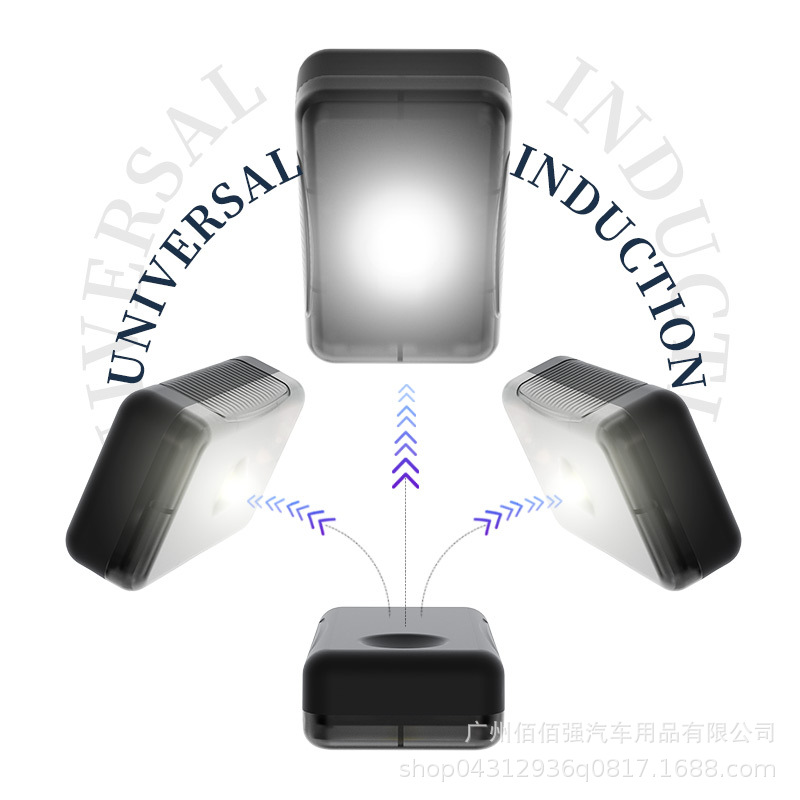 Cross-Border New Gravity-Sensing Motorcycle Electric Vehicle Trunk Light, Car Trunk Light, Outdoor High-Brightness Lighting Lamp