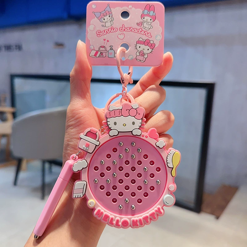 Плюшевый брелок Sanrio Hello Kitty, оригинал, мягкая подвеска 11×7.5 см, коллекционный талисман