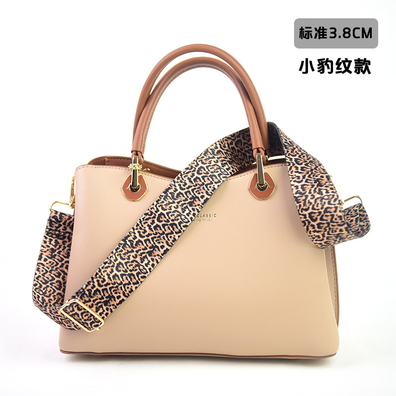 Bolso bandolera con accesorios ultra anchos, bolso de color, correa gruesa, correa de repuesto alargada, correa de hombro de bolso universal ajustable