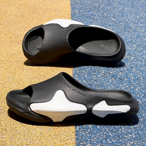 Shock Absorption Sports Slippers Wholesale Men's Summer Grass Shoes Outdoor Wear Anti-Slip No Smelly Feet Indoor Home Thick Bottom Women's Flip Flops 