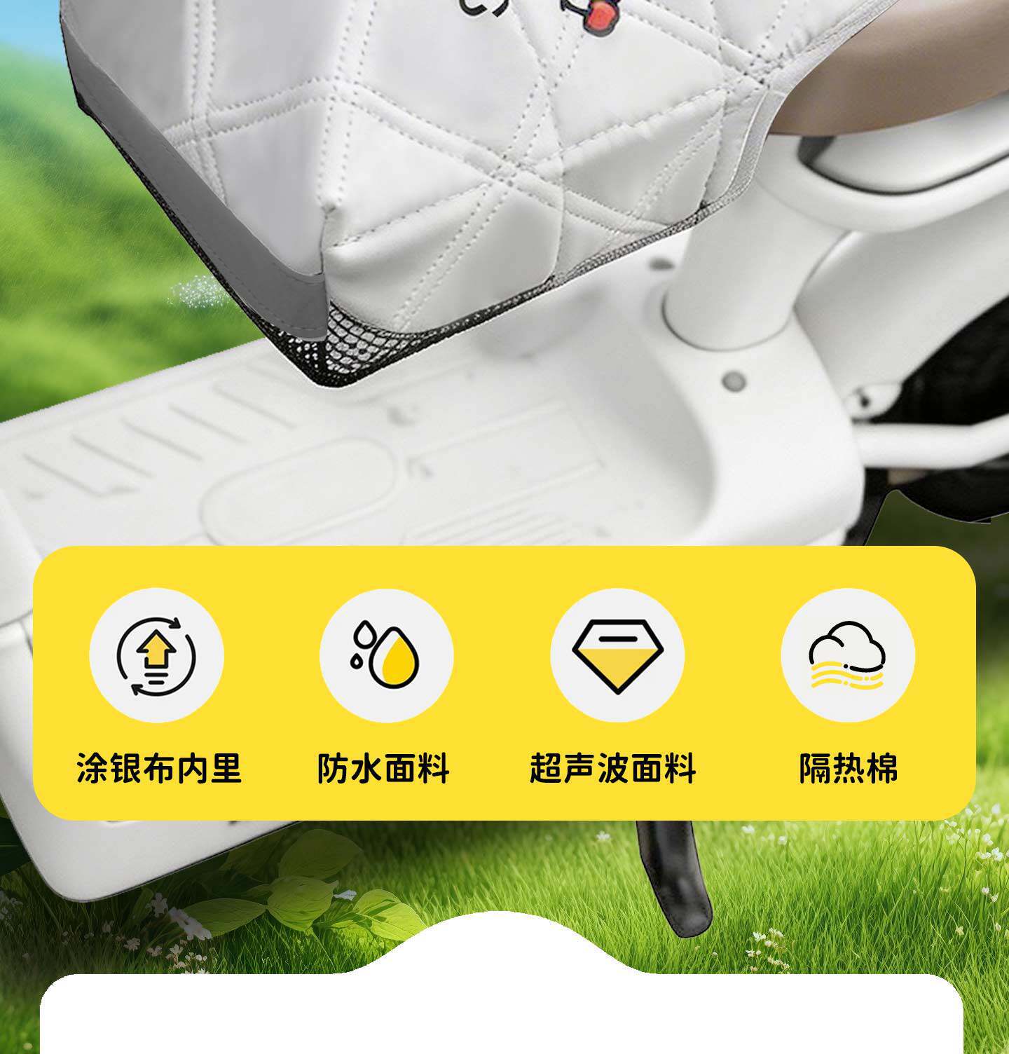Manufacturer Customized Electric Vehicle Sun Protection Handlebar Cover, Summer Motorcycle Sunshade, Waterproof Windproof Electric Scooter Handlebar Cover, Hand Cover