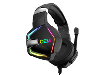 新款私模头戴式游戏耳机免驱动7.1电竞耳机头戴式电脑耳机RGB发光