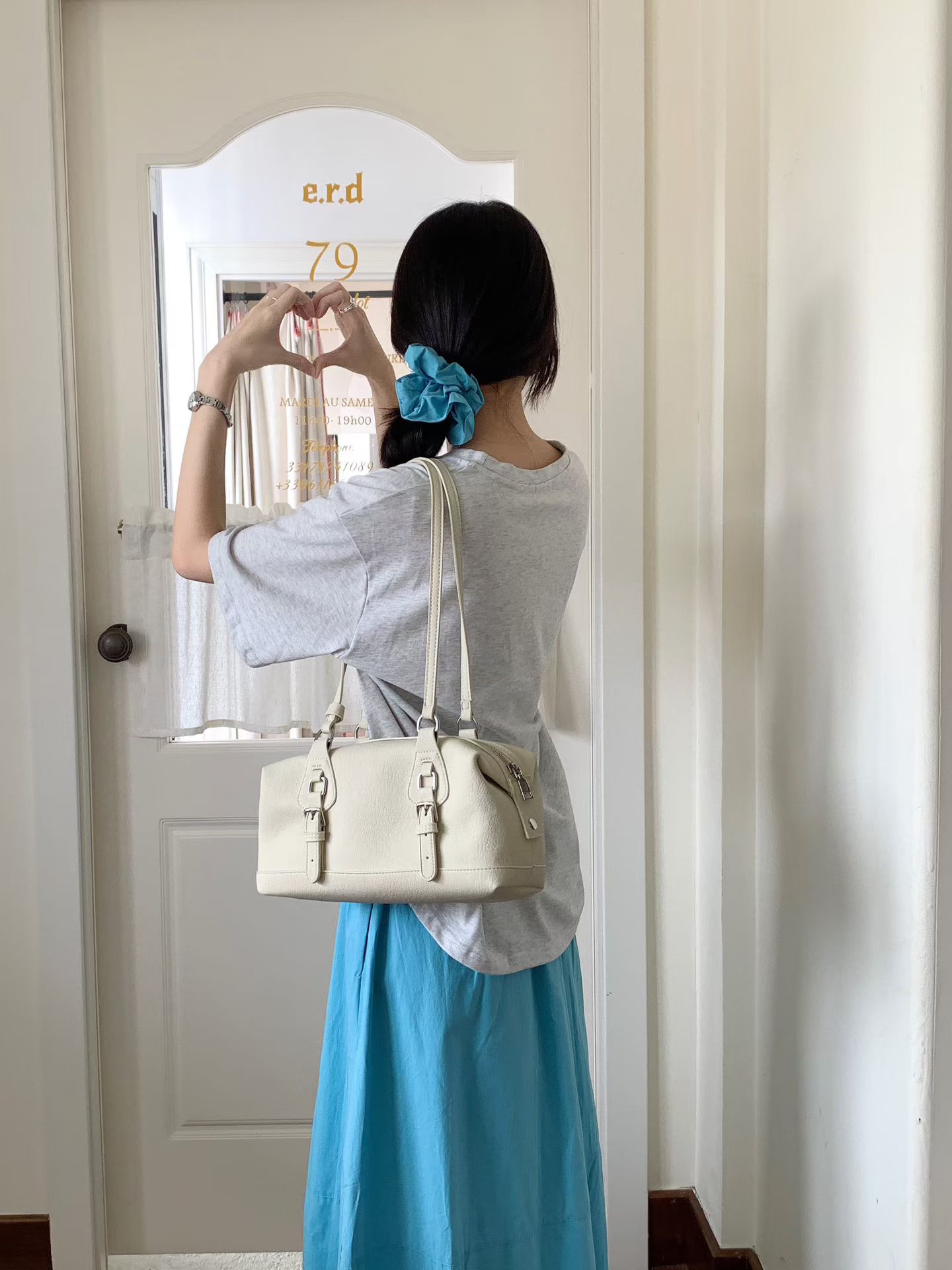 Duoguo Women's Bag - Premium Candy Color Handheld Baguette Bag 2026 Spring/Summer New Arrival Versatile Commuter Shoulder Bag - Thumbnail 6