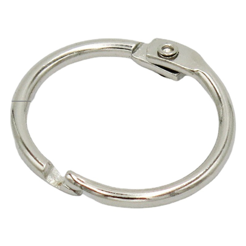 Factory Direct Sales Metal Loose-Leaf Ring DIY Kidsren's Book Storage Book Ring Notebook Binding Loose-Leaf Ring