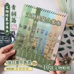 早沫文物修复合集本 青铜器系列 中式文物主题创意素材diy场景贴