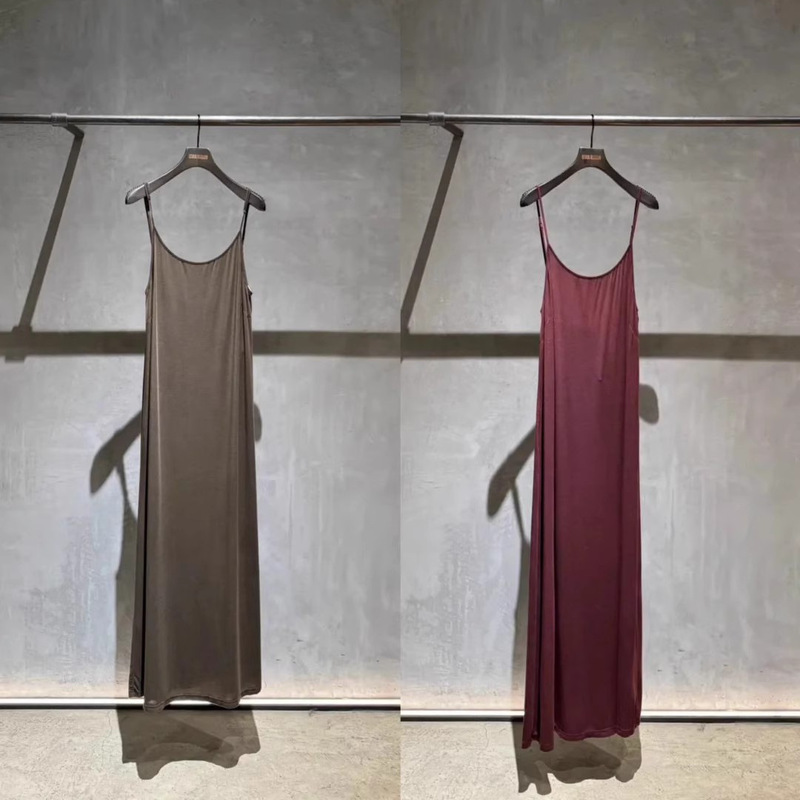 Modal Base Layer Knit Soft Backless Camisole Dress Versatile 2025 Autumn and Winter Inner Wear