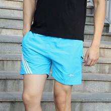 夏季短裤男跑步健身运动短裤3分裤宽松大码松紧腰透气速干三分裤