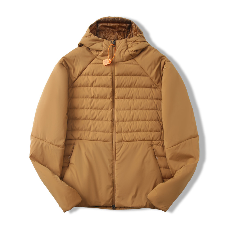 2025 Autumn and Winter Popular Lightweight and Warm Outdoor Windproof and Waterproof Ultra-Light Hooded Jacket down Jacket Men's Clothing