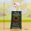 Christmas snowman advertisement