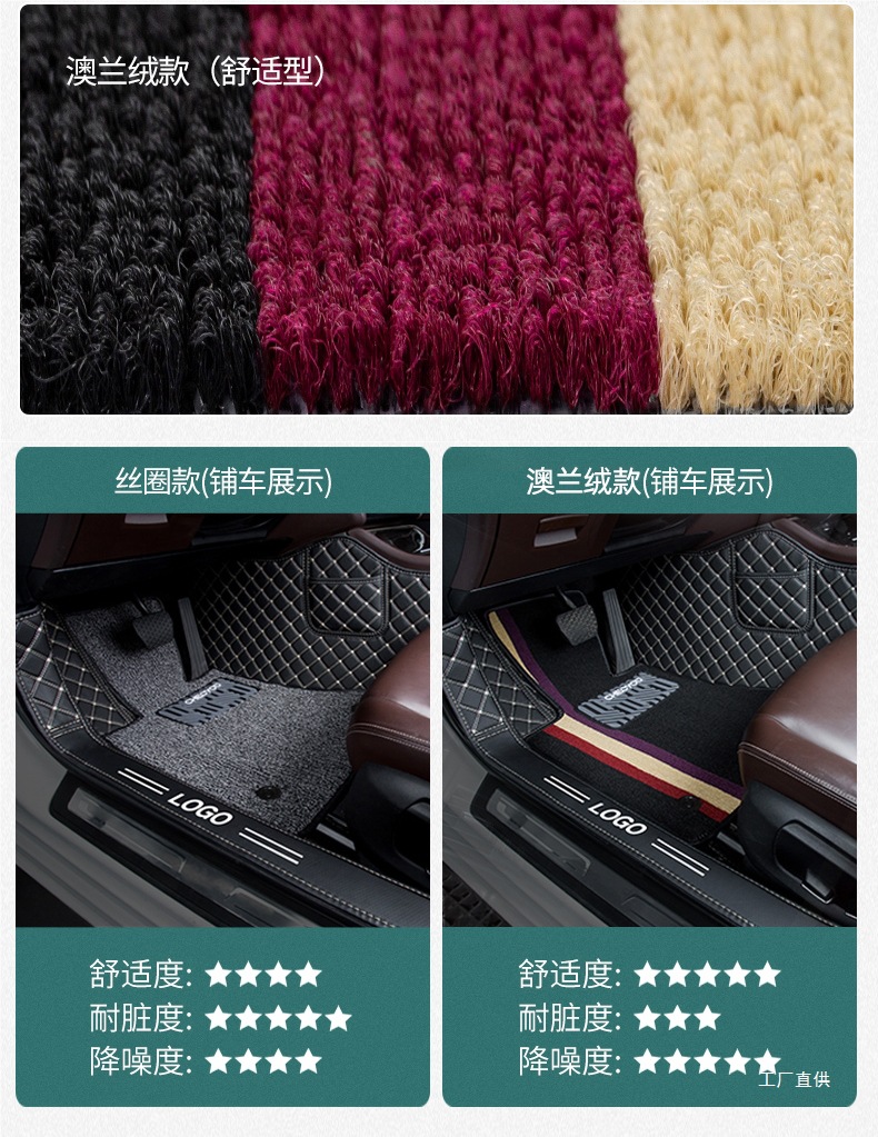 Cheliyou Car Floor Mats Are Purchased Separately for the Passenger + Rear Floor Mats. Only the Passenger + Rear Peihui Are Sold