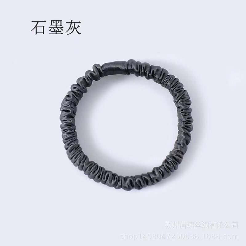 19 Mumi 1 センチメートルシルク小腸ヘアリングシームレスで髪を傷つけません桑シルクヘアリング卸売|undefined