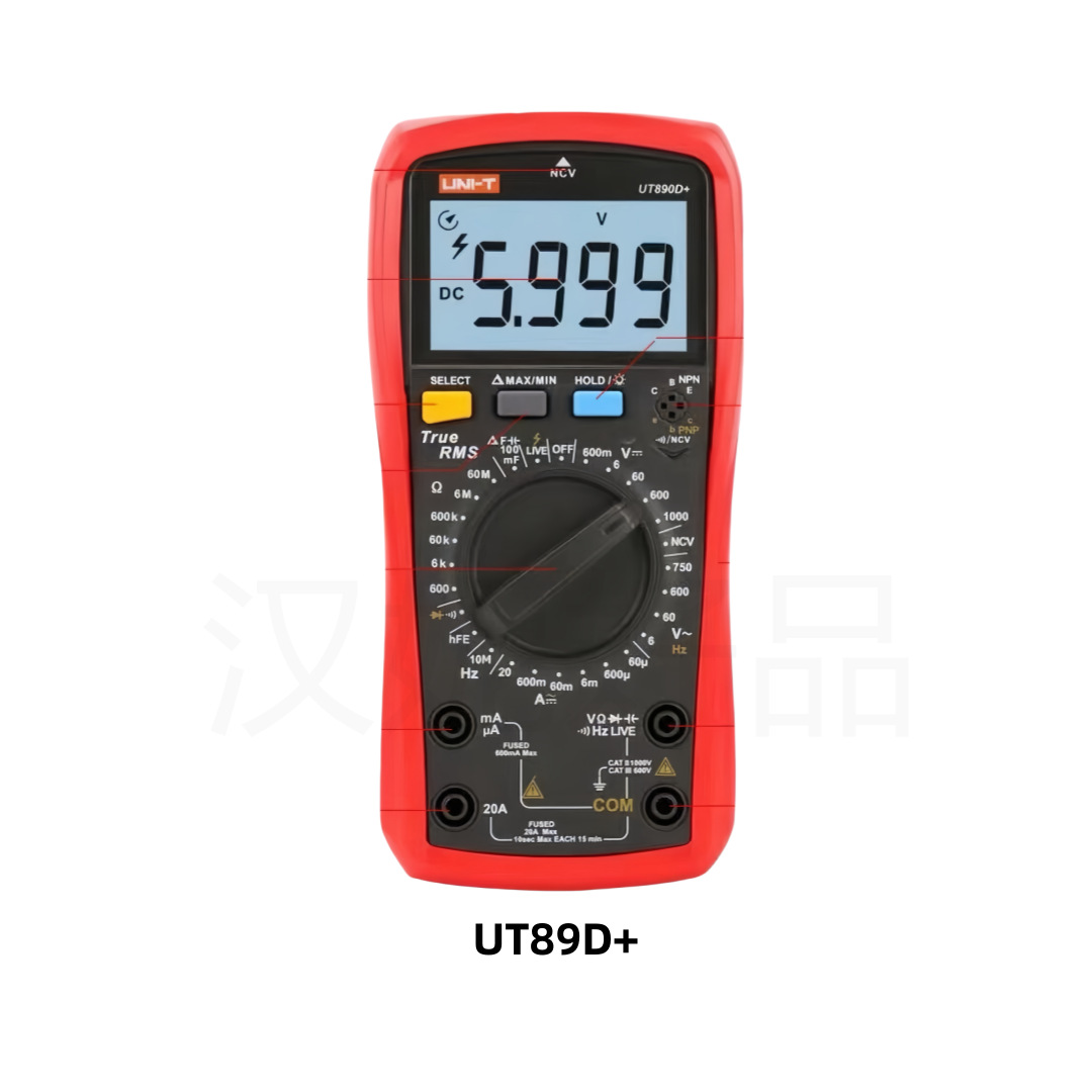 ULEID UT89X/UT89XD 디지털 멀티 미터 UT890D 테스트 전문 범용 미터