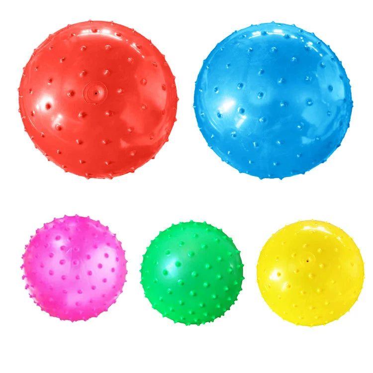 Надувная игрушка ПВХ, детский массажный мяч, оптом, 6 дюймов, 16 см, 22 см, увеличенная толщина