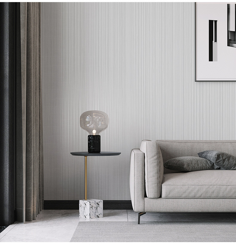modern solid color self-adhesive wallpapers non-woven cloth
