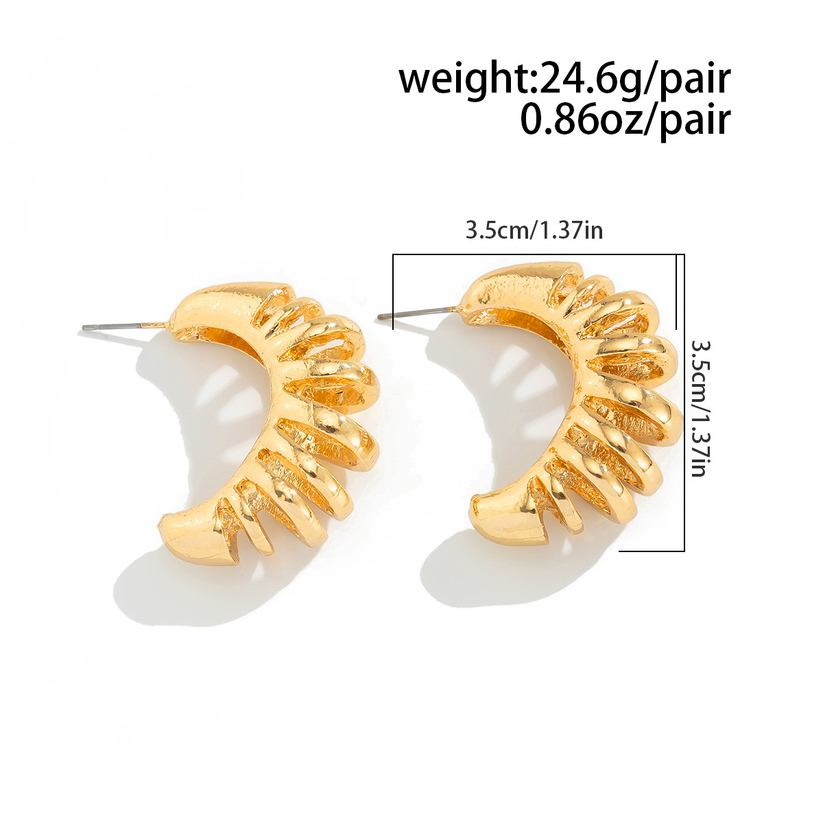 12g Weight Steel needle Ear Needle Material Drop Earrings, Ear Studs Classification 1 Pair Quantity Party, Street Occasion Alloy Material Geometric Pattern Women's Gender Polished Finish Plating Design Exaggerated, Punk Style 1 Pair Exaggerated Punk Geometric Plating Alloy Drop Earrings Ear Studs 32