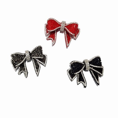 3D DIY Bead Butterfly Knot Lapel Pin, Clothing Earrings Shoes Hats Accessories Decorative Ornaments