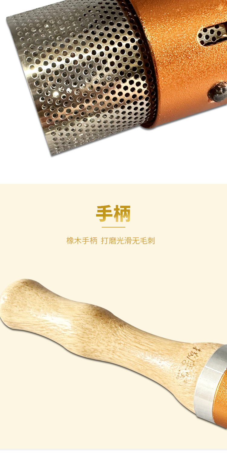 Jade Moxibustion Stick with Rolling Head, Purple Handheld Moxa Stick Massager Set detail image