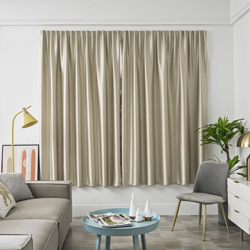 Comercio exterior transfronterizo, cortinas de velcro de Blog totalmente sombreadas, instalación sin perforación, tela para el sol autoadhesiva, protección solar y aislamiento térmico