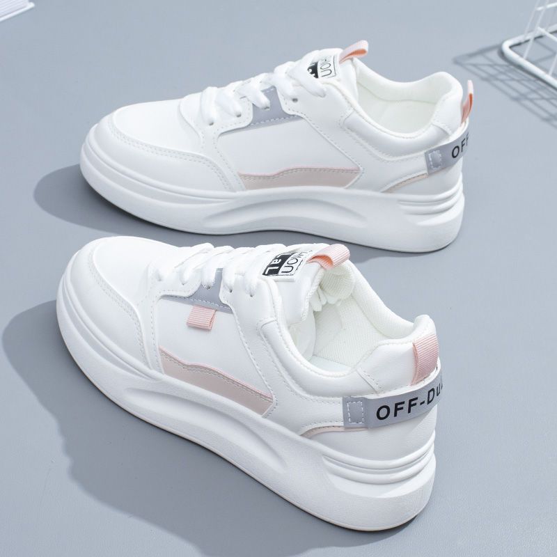 Cómodas zapatos blancos, malla para mujer, transpirable, primavera y otoño de 2025, nuevos estudiantes, zapatos individuales, zapatos deportivos casuales image 5