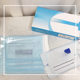 Disposable nail disinfection bag nail removal polishing dust brush dead skin scissors tool storage high temperature resistant packaging UV