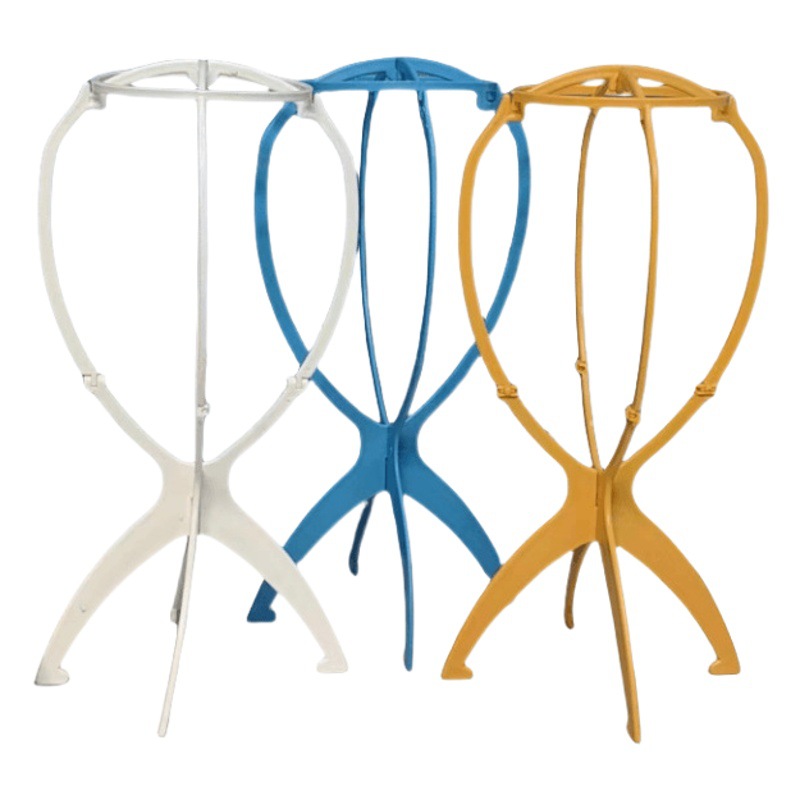 Wig bracket factory thickened plastic wig support frame tool accessories wig rack whole box six color in stock wholesale