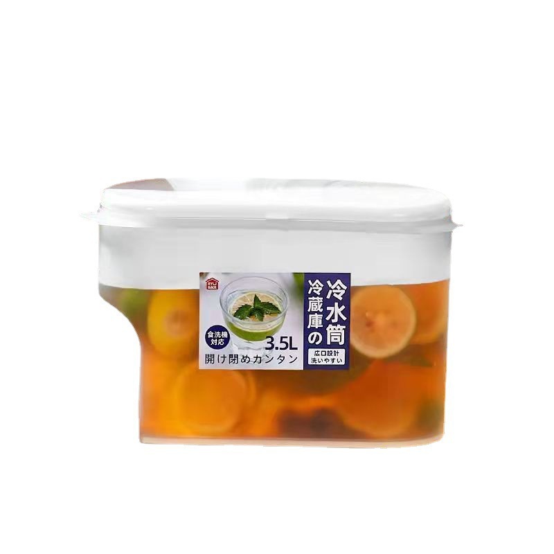 简约冷水壶pp带龙头带过滤大容量凉水壶家用耐高温冷泡茶壶饮料桶