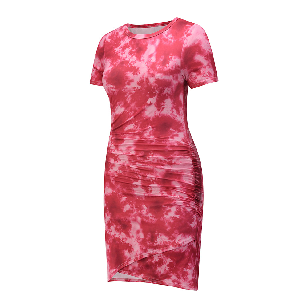 tie-dye printing dress Nihaostyles wholesale clothing vendor NSHYG72301